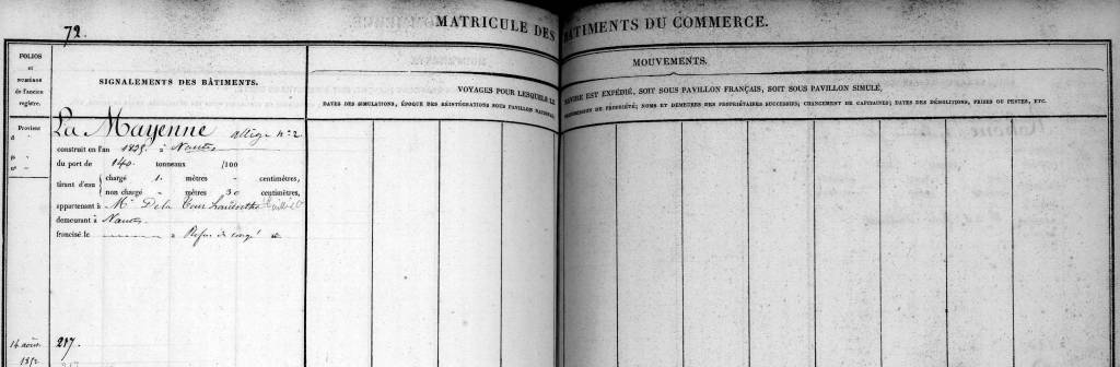 AD44-Matricules-de-Navires-Nantes-7R4/432